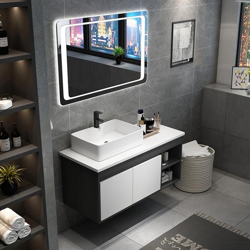 Bathroom Furniture New Classic Furniture Bathroom Vanities LED Mirror Cabinet