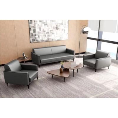 Modern Design PU Leather Sofa with Metal Leg for Office Room Furniture (SZ-SF827)