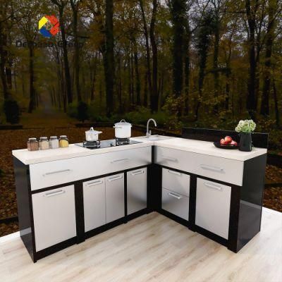 Modern Design Small Unit L Shape Corner Kitchen Cabinet