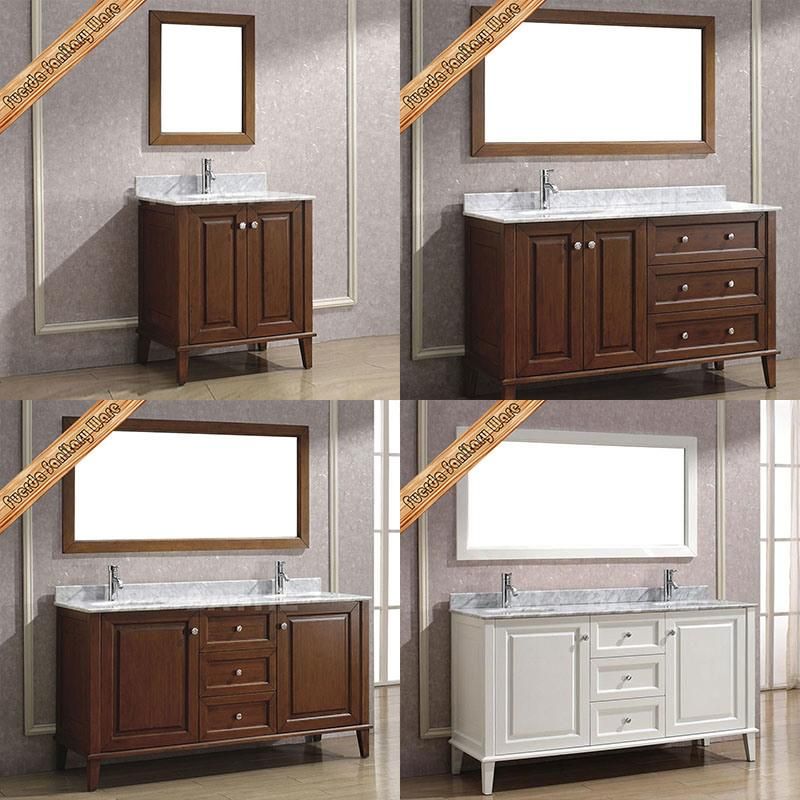 Fed-1806 54 Inch Selling Cupc Sink Marble Top Modern Bathroom Furniture