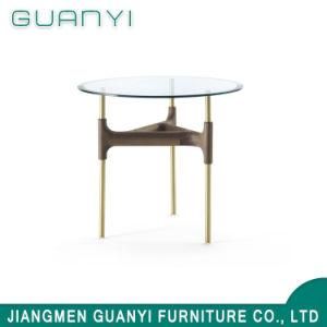 2020 Modern Wooden Furniture Glass Resaurant Coffee Table
