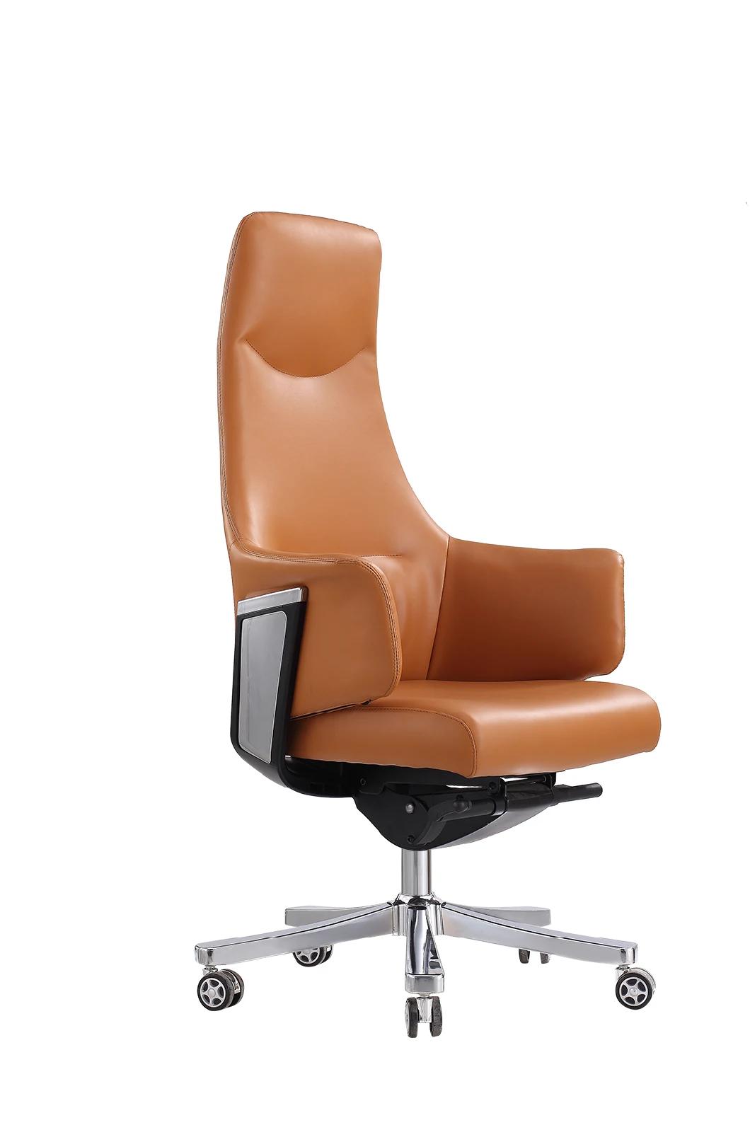 High Quality Furniture Leather Luxury Multi Functional Modern CEO Manager Swivel Office Executive Computer Chair