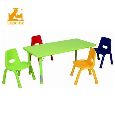 Children Furniture Set MDF Top Kindergarten Table and Chair for Sale