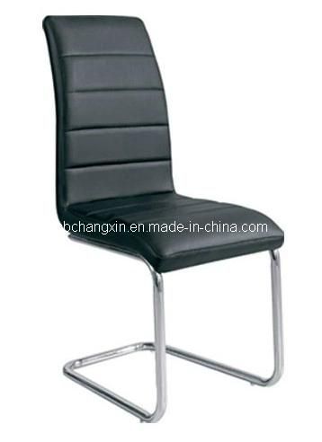 Luxurious and Comfortable Modern Brown Leather Dining Chair