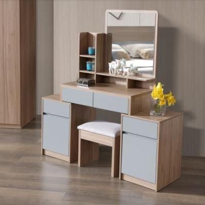 Luxury Home Furniture Bedroom Set Flexible Dresser with Chair