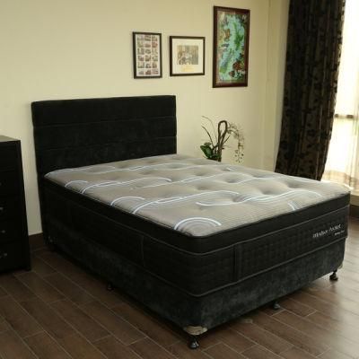 Modern Hotel Mattress King Pillow Top Pocket Coil Spring Mattress in a Box