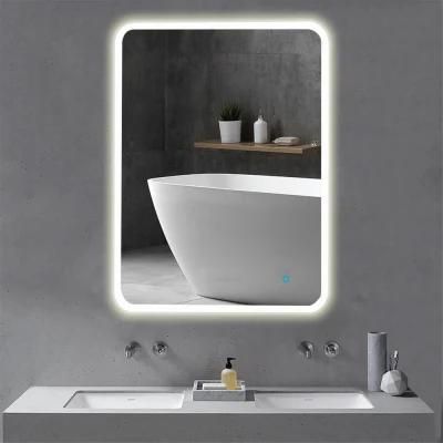 Vertical &amp; Horizontal Way LED Bathroom Lighting Mirror with Touch Switch