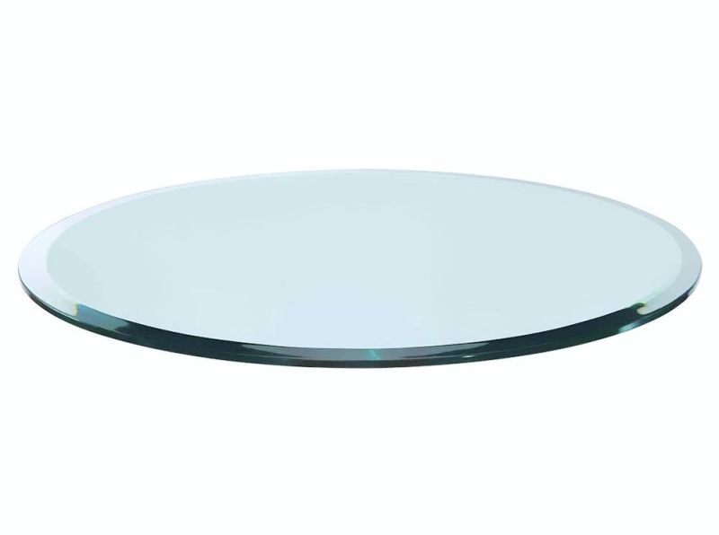 Safety Toughened/ Tempered Oval Glass Table Top for Sale