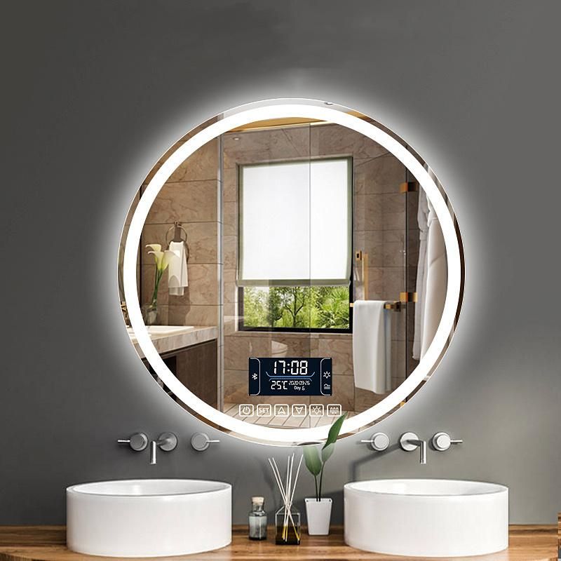 Modern Minimalist Bedroom Hotel Bathroom Bathroom Net Red Wall-Mounted Mirror Smart Mirror 0025