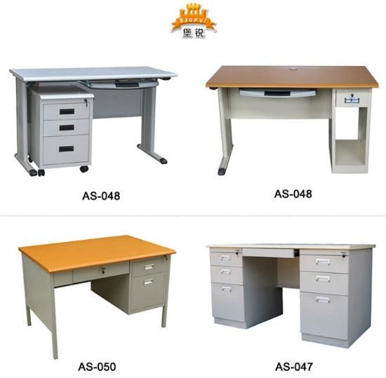 Fas-048 Modern Steel Furniture Desk Metal Office Computer Table