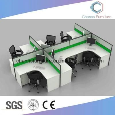 Foshan Modern Furniture 6 Seats Office Workstation Wooden Partition (CAS-W1891)