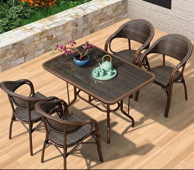 Hot Sell Cheap Rope Chair China Factory Modern Patio Garden Chair Aluminium Wholesale Outdoor Chair