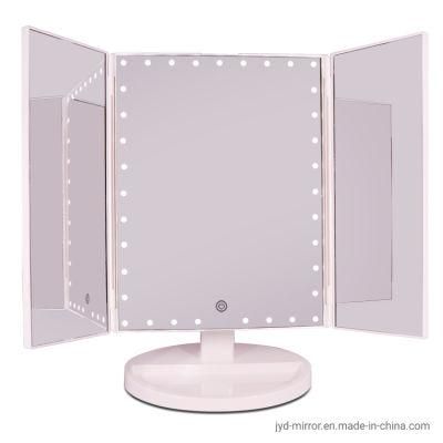 Vanity LED Lighted Travel Makeup Mirror with Lights