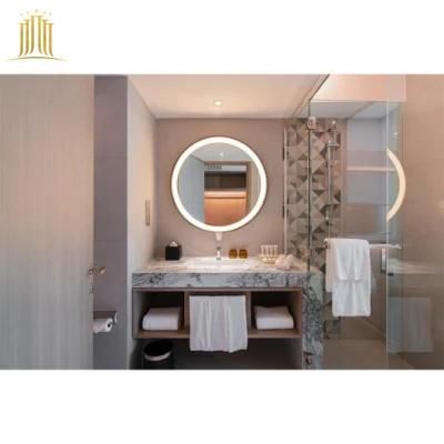 Custom Luxury Hotel Bathroom Furniture Single Modern Vanity Bathroom Cabinet