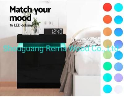 Modern Style Bedside Table Nighstand Side Table for Bedroom Living Room