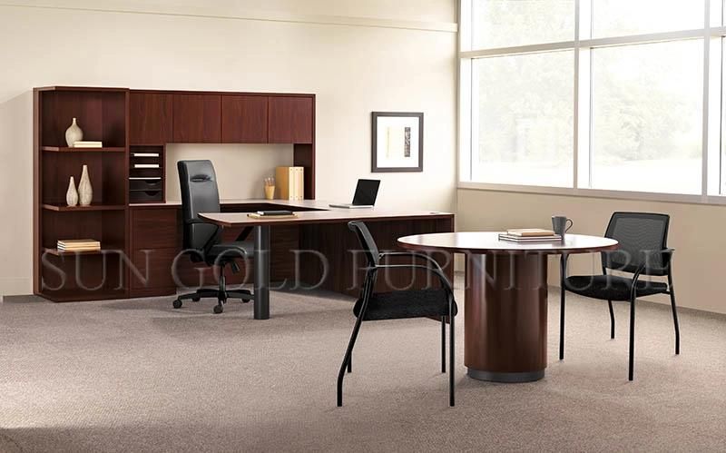 2015 New Design High Quality Office Desk, CEO Executive Melamine Wooden Office Furniture (SZ-OD306)