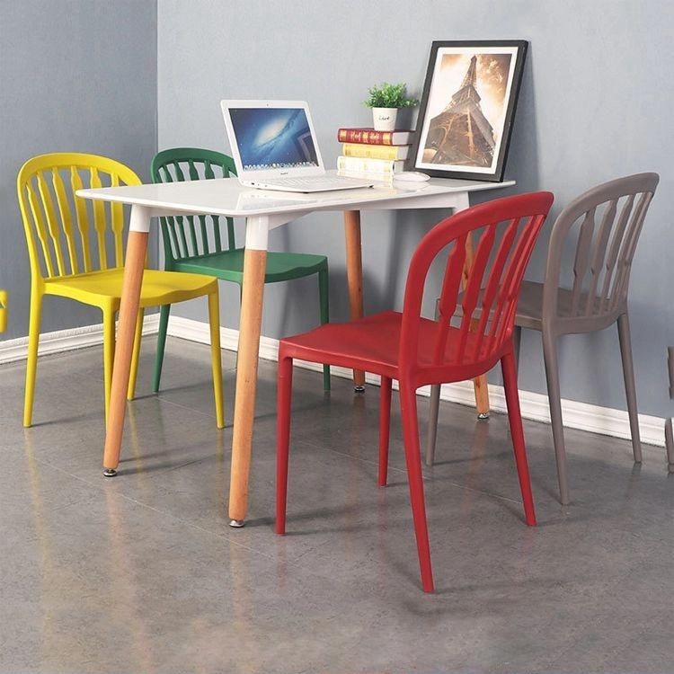Cheap Price Home Furniture Wholesale Multiple Colors Custom Stackable Hard Plastic Dining Chair