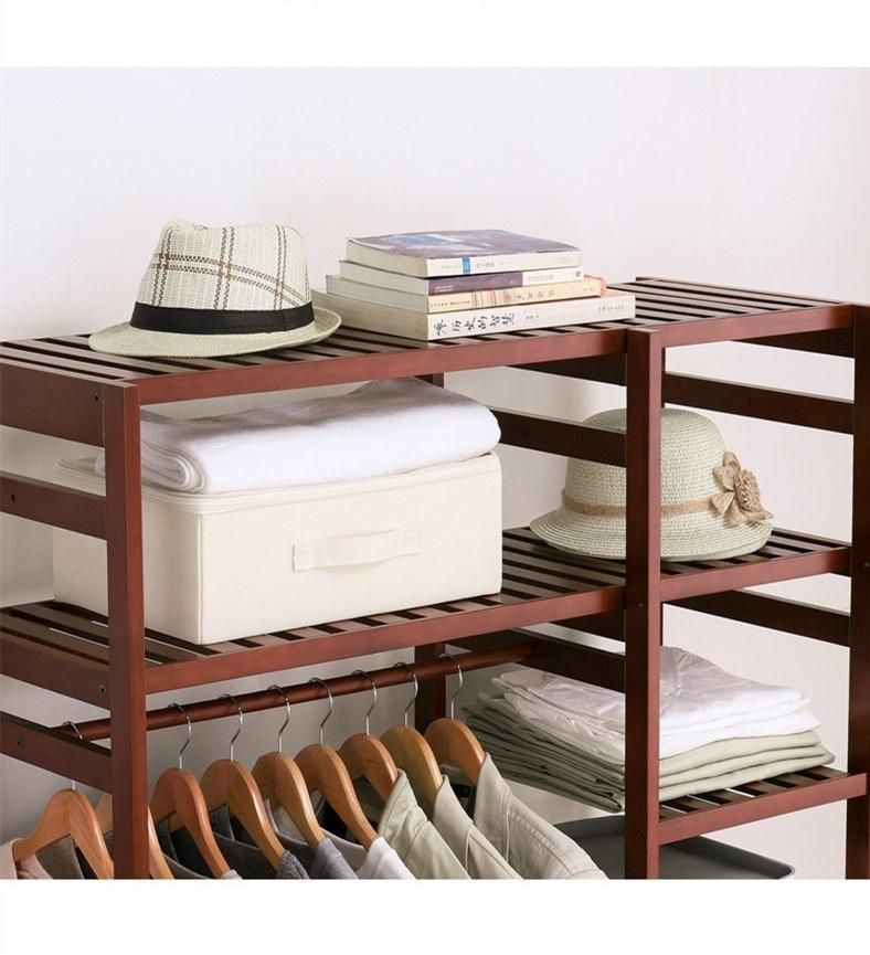 Hat Tree Display Rack Indoor Landry Hanger Simple Modern Bedroom Solid Wood Household Coat Rack