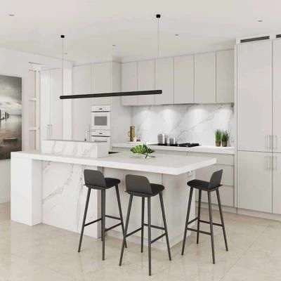 Hotel Home Custom Water Resistant Aluminium Profile Design Furniture Readymade White Metal Aluminum Kitchen Cabinets