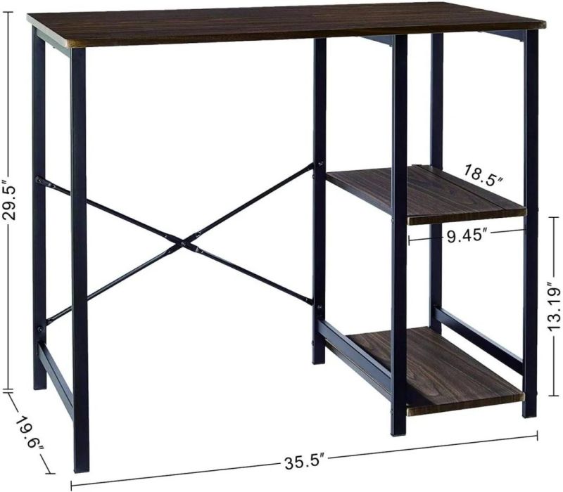 Wholesale Computer Table Computer Desk Study Desk for Home, Espresso