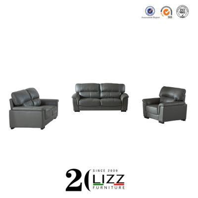 Modern Chinese Genuine Leather Lizz Furniture Leisure Sectional Sofa