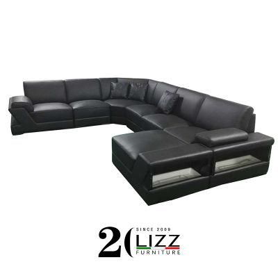 Genuine Leather Modern Home / Living Room Furniture Sofa Set