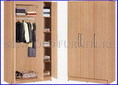 Modern Wooden 3 Door Wardrobe (SZ-WD056)