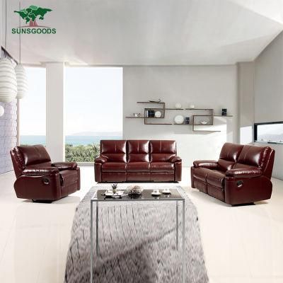 Best Selling 1 2 3 Commercial Home Theater Recliner Sofa Set Living Room Furniture