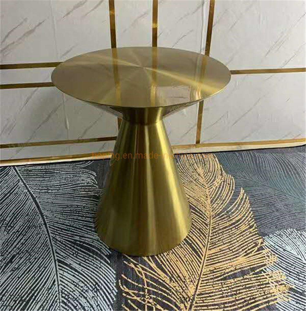 Club Lounge Table Contemporary Stylish Hotel Furniture Bar Table Coffee Table with Metal Base