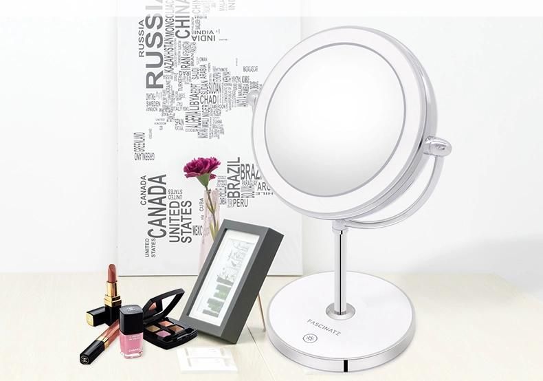 High-End Dimmable Brightness Makeup Mirror with Touch Sensor LED Products