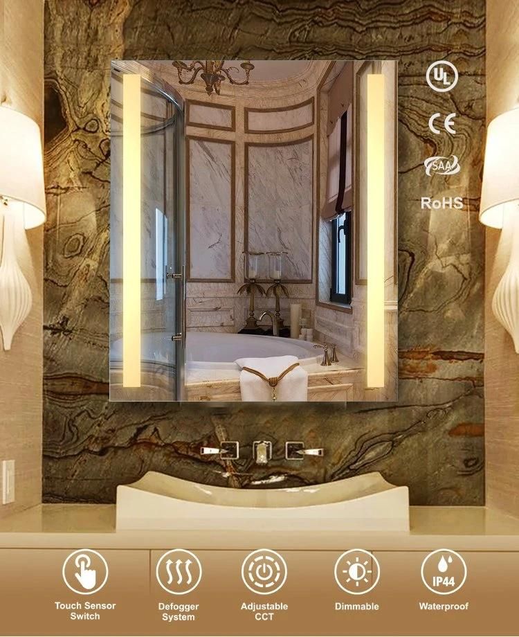 Espejo LED Beauty Salon Bathroom Bedroom Framed Vanity Wall Bath Mirror