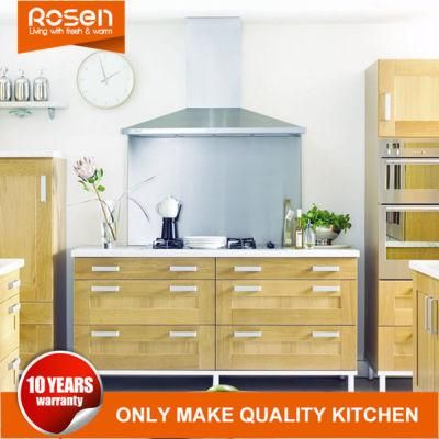 Factory Direct High Quality Wood Veneer Classic Style Kitchen Cabinets