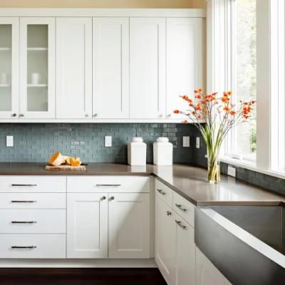 Hot Wholesale Modern Wooden Kitchen Cabinets White Espresso