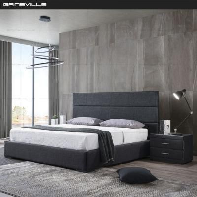 China Wholesale Foshan Factory Leather Bed King Size Bed Double Bed for Bedroom Furniture Gc1731b