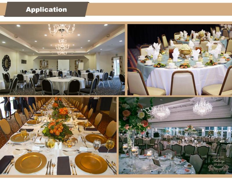 Top Furniture Fashan Factory Stacking Aluminum Wedding Banquet Furniture Hotel Chairs