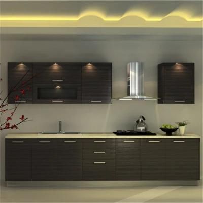 Hot Selling White Lacuqer PVC Furniture Modern Melamine Kitchen Cabinet