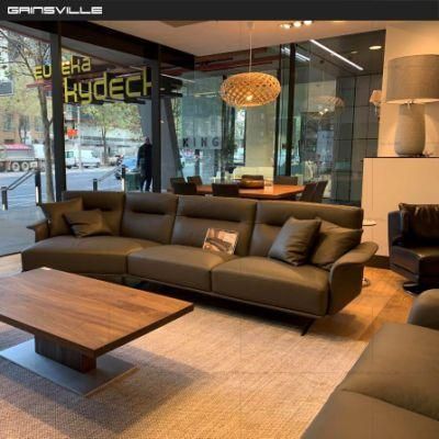 Modern Living Room Furniture Sectional Sofa Leather Sofa for Hotel GS9012