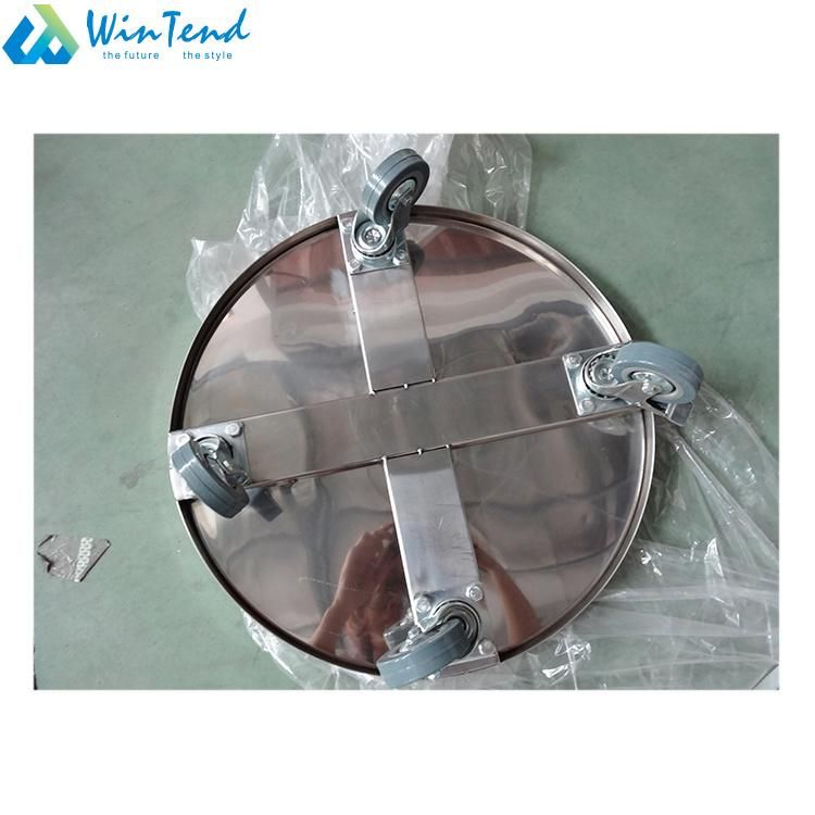 Factory Stainless Steel Hotel Service Transport Trolley for Stock Pot