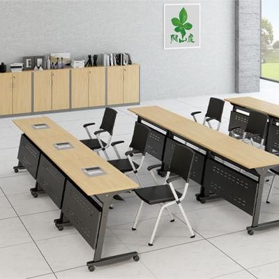 Training Table Long Table Simple Modern Conference Desk Combination Educational Institution Counseling Class Table Adjustable Desk Office Desk