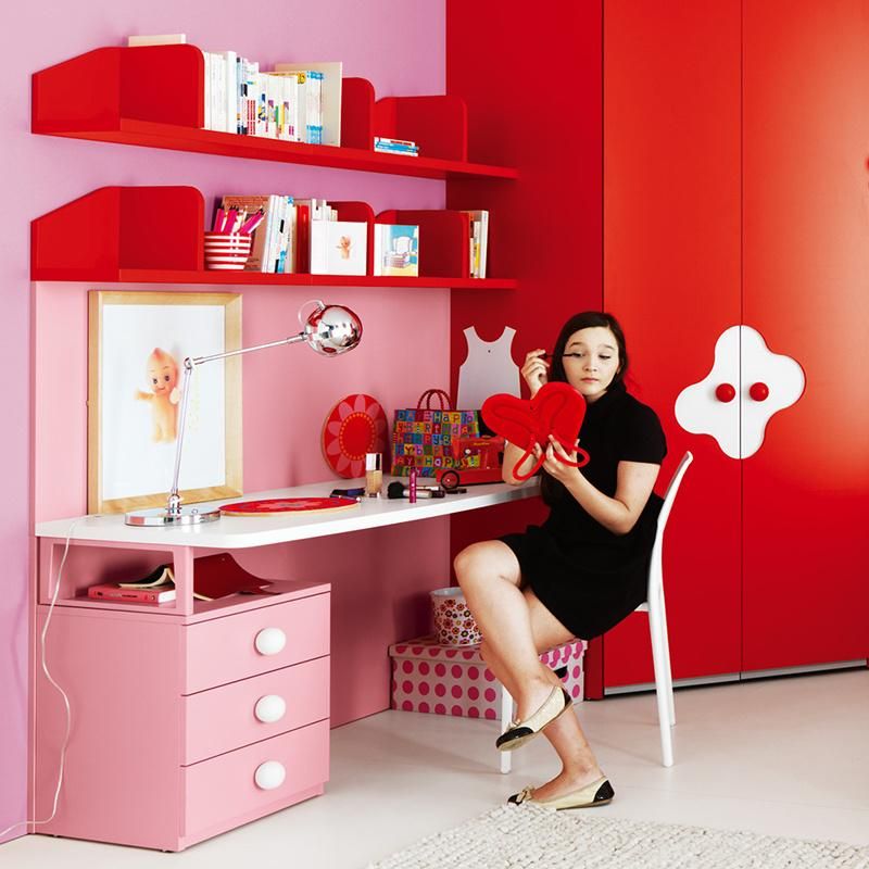 Colorful Children′s Princess Bedroom Furniture Bunk Bed Kids Wooden Furniture for Girl