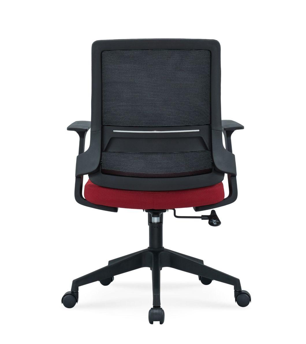 Good Price European Standard En1335 BIFMA Medium Back Staff Modern Mesh Office Swivel Chair