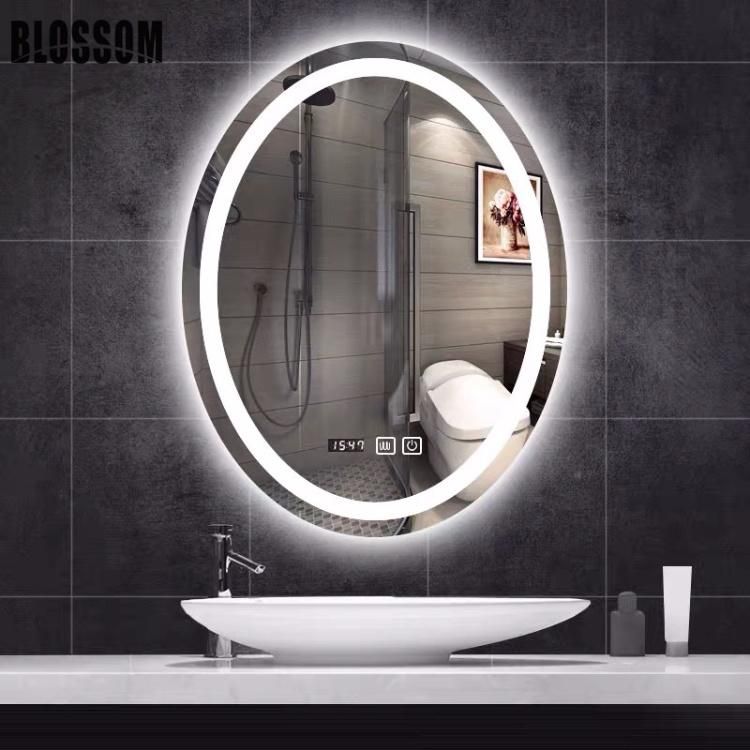 Wholesale Touch Sensor Wall Glass LED Smart Salon Mirror Furniture
