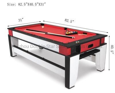 Szx 2 in 1 Modern Design Multi Functional Billiard Pool Table with Air Hockey Table