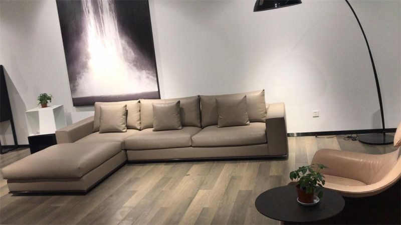 Concise Home China Fty Sale Modern Living Room Furniture Fabric or Genuine Leather Upholstered Sofa