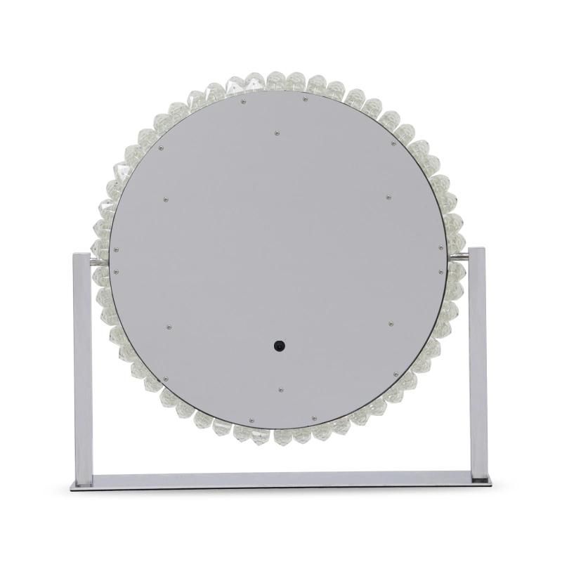 New Elegant Design LED Cosmetic Mirror with Crystal for Makeup