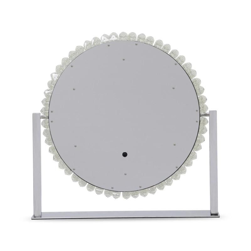 New Elegant Design LED Cosmetic Mirror with Crystal for Makeup