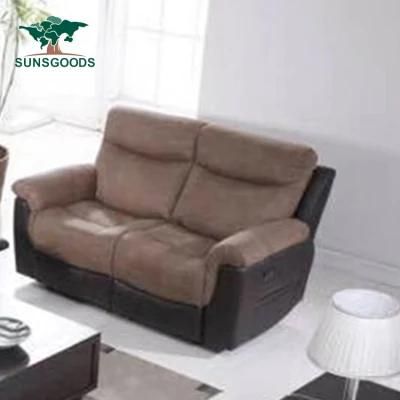 Modern Design Factory Supply Leather Recliner Sofa Set, Genuine Leather Sofa Set