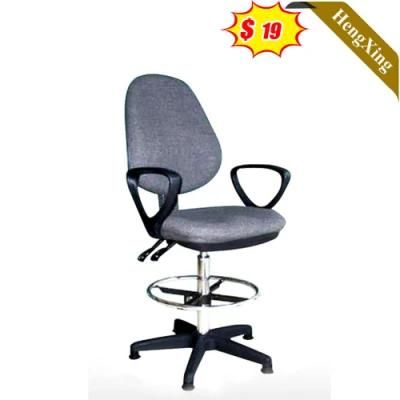 Hot Best Adjustable Bank Center Black Fabric Armrest Ergonomic Office Desk Stool Cashier Chair