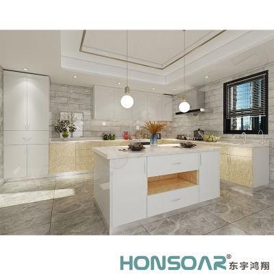 Modern Style White Espresso Gray Shaker Wooden Furniture Kitchen Cabinets
