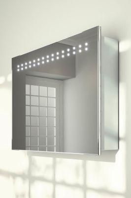 Sliding Mirror Door Bathroom Cabinet with Demister, Sensor
